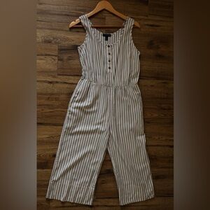 Minimal Cotton Blend Jumpsuit
